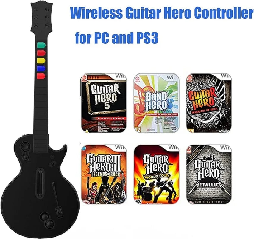 Guitarra Controlador DOYO para Juegos Musicales | Compatible con Clone Hero, PC y PS3