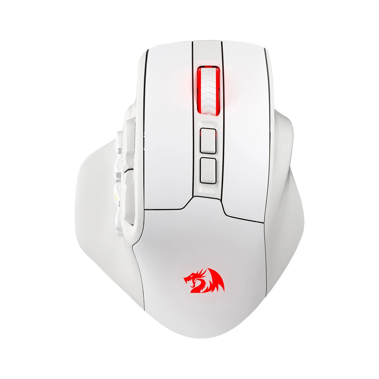 Redragon M811 PRO – Mouse Gamer Inalámbrico RGB con 15 Botones Programables y 10 Teclas Macro Laterales