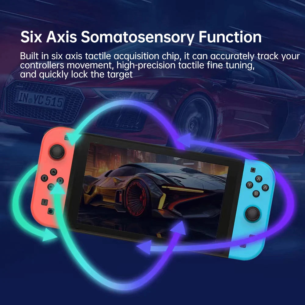Controladores Joy Pad Multicolor Inalámbricos para Nintendo Switch | Vibración Doble y Compatible con Switch OLED