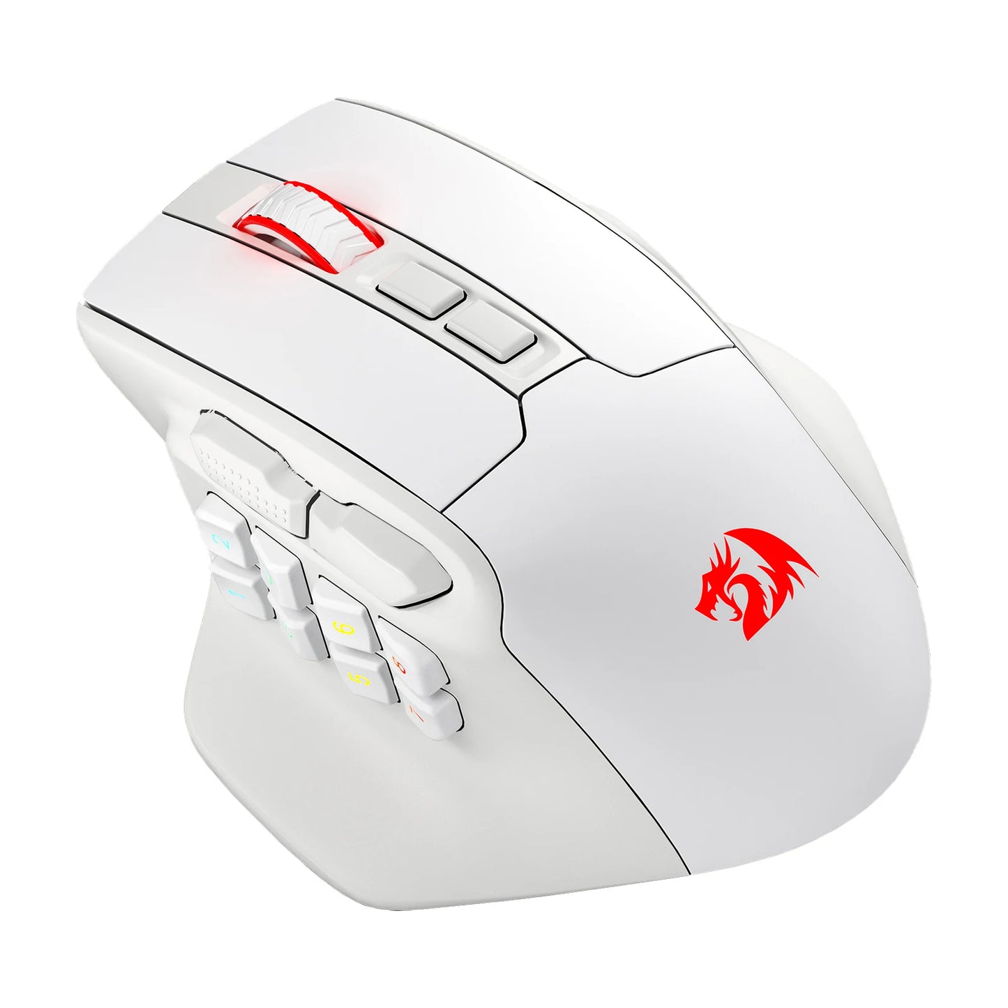 Redragon M811 PRO – Mouse Gamer Inalámbrico RGB con 15 Botones Programables y 10 Teclas Macro Laterales