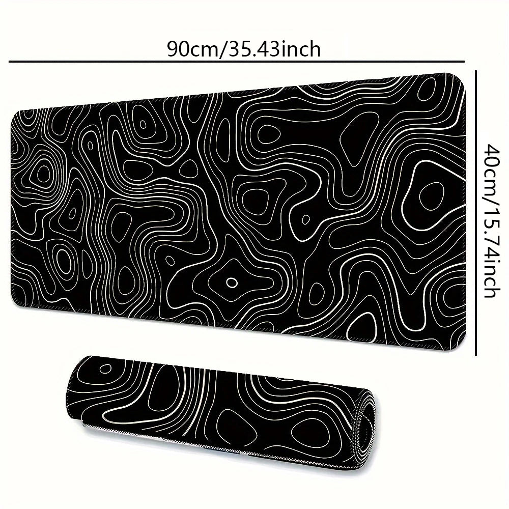 Mouse Pad Gamer XL – Base Antideslizante y Bordes Reforzados para Setups de Escritorio
