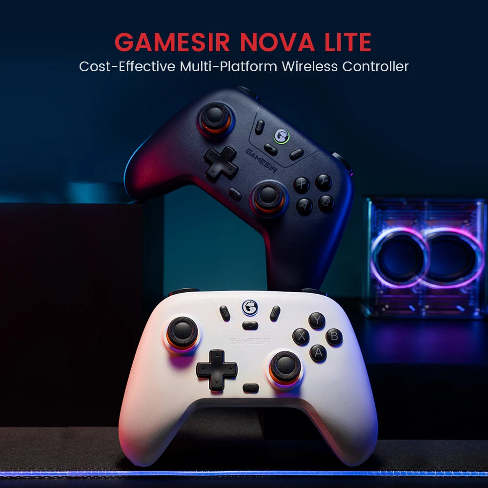 GameSir T4 Nova Lite | Wireless Hall‑Effect Gamepad Bluetooth 2.4G USB‑C Multiplataforma