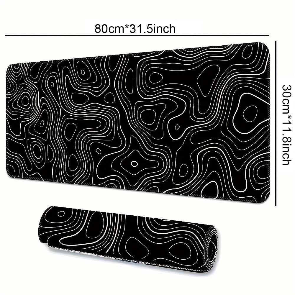 Mouse Pad Gamer XL – Base Antideslizante y Bordes Reforzados para Setups de Escritorio