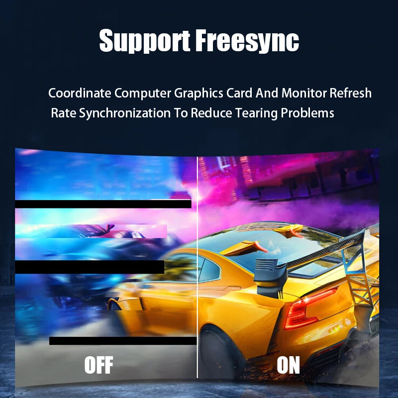 Monitor Gamer Curvo 24" FHD 165Hz 1ms | VA, Altavoces Integrados, HDMI/DP
