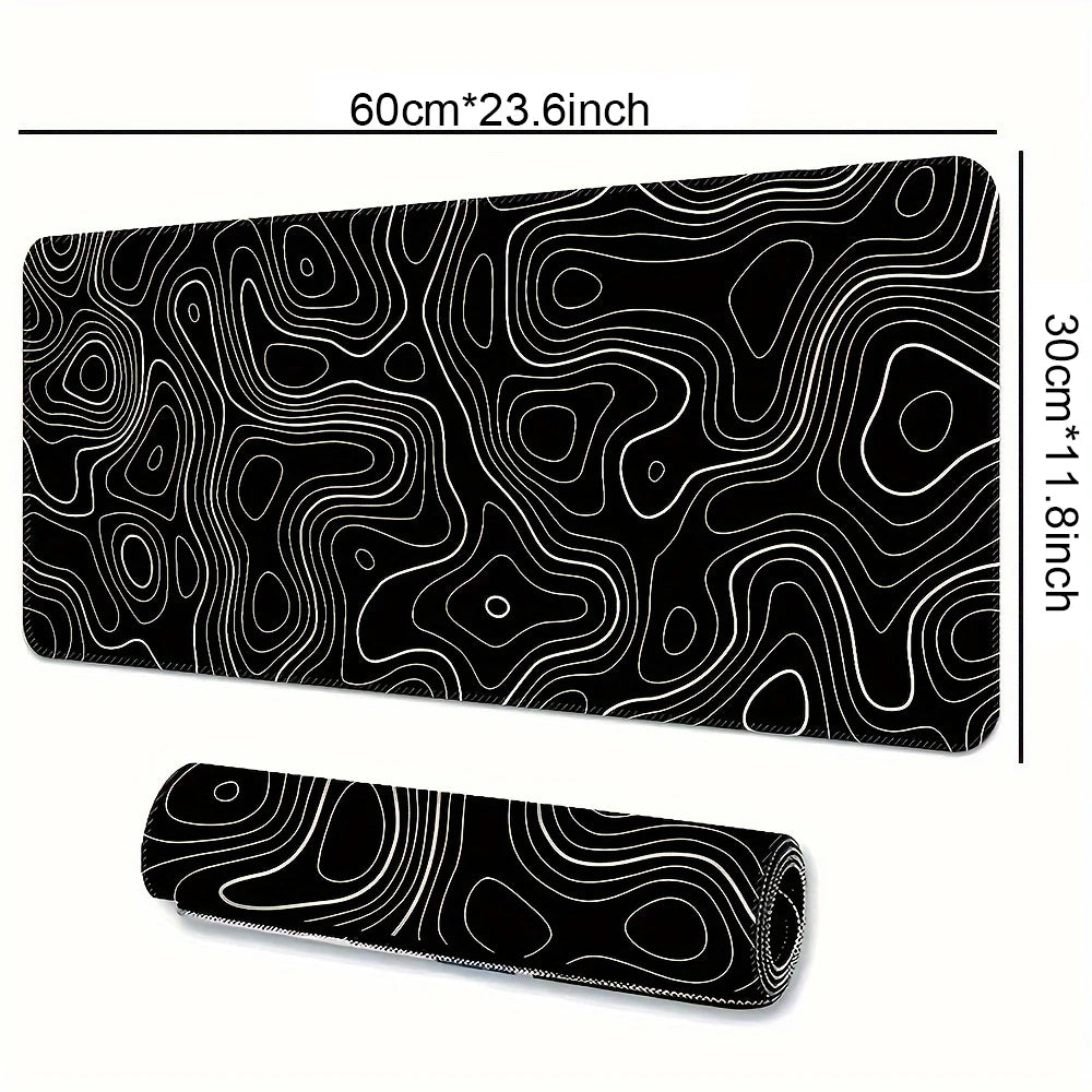 Mouse Pad Gamer XL – Base Antideslizante y Bordes Reforzados para Setups de Escritorio
