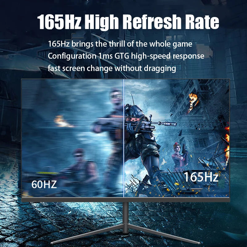 Monitor Gamer Curvo 24" FHD 165Hz 1ms | VA, Altavoces Integrados, HDMI/DP