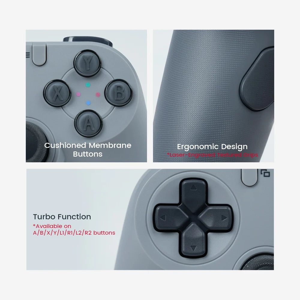 GameSir T3 Lite | Wired Gamepad Hall‑Effect – Botones traseros para PC/Switch