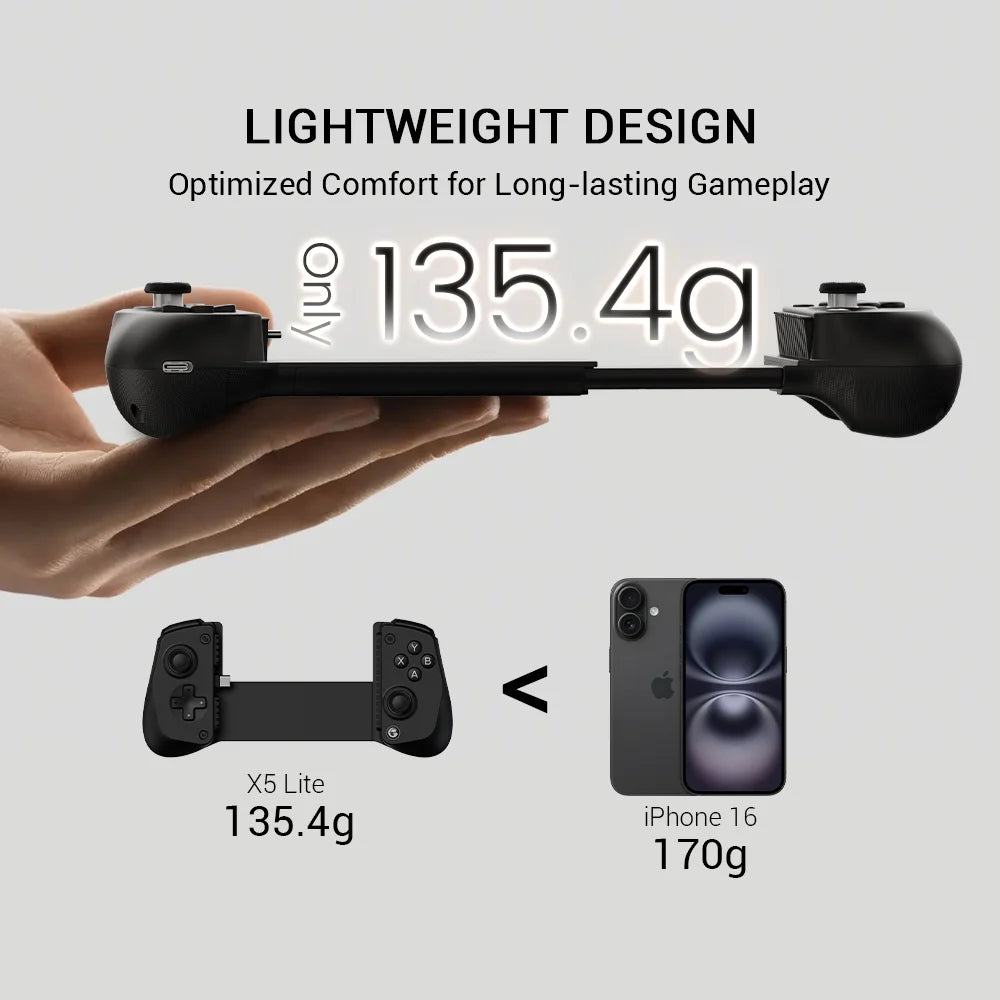 GameSir X5 Lite – Controlador Móvil con Cable USB-C | Efecto Hall y Disparadores Rápidos para Android y iOS