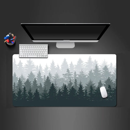 Mouse Pad XXL “Bosque” – Alfombrilla Gamer Antideslizante con Diseño Natural para Escritorio Completo