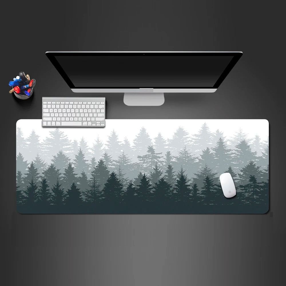 Mouse Pad XXL “Bosque” – Alfombrilla Gamer Antideslizante con Diseño Natural para Escritorio Completo