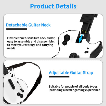 Guitarra Controlador DOYO para Juegos Musicales | Compatible con Clone Hero, PC y PS3