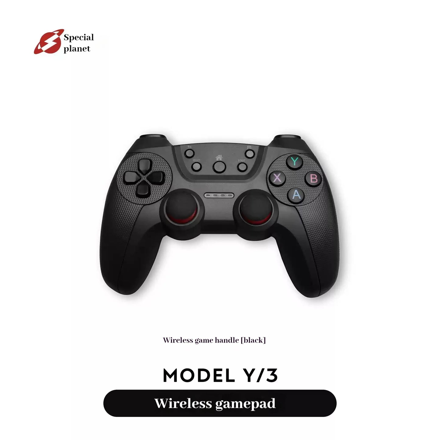 TESLA Y/3 Wireless Gamepad | Ergonomic Controller – USB Plug & Play Multiplatform