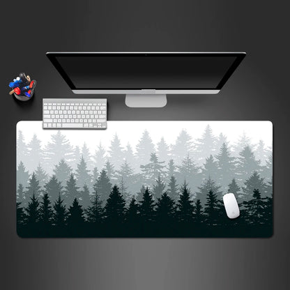 Mouse Pad XXL “Bosque” – Alfombrilla Gamer Antideslizante con Diseño Natural para Escritorio Completo