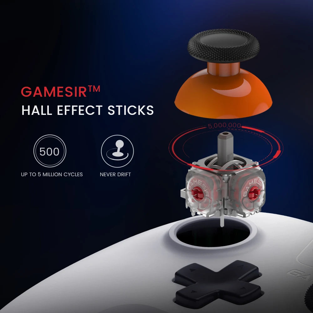 GameSir T4 Nova Lite | Wireless Hall‑Effect Gamepad Bluetooth 2.4G USB‑C Multiplataforma