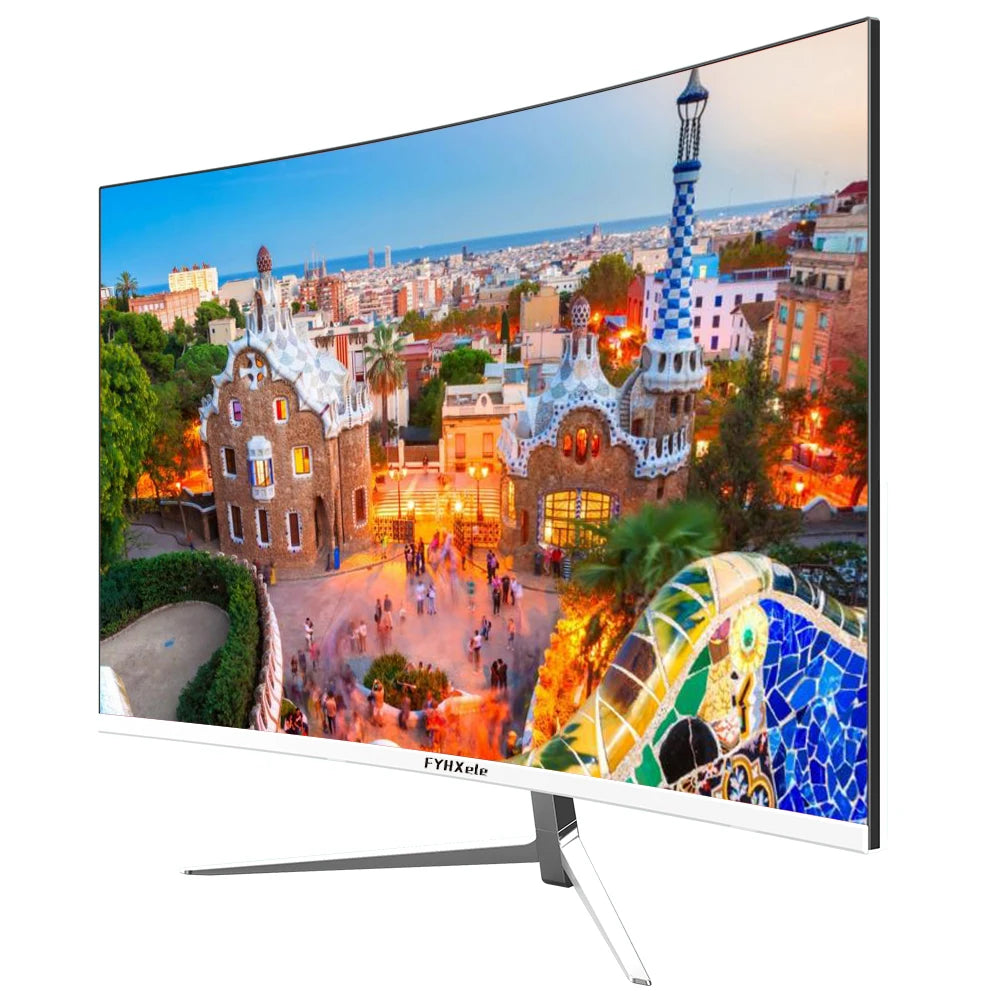 Monitor Curvo FYHXele 27" FHD 75Hz | VA Panel, Adaptive-Sync, 2ms, HDMI/DP