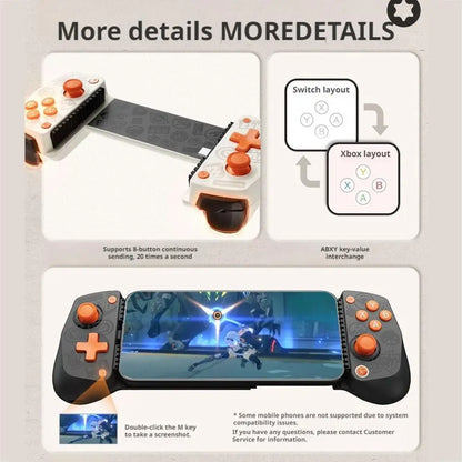 GameSir X5 Lite Extensible para Móvil – Controlador USB-C con Diseño Ergonómico y Joysticks Físicos | Compatible con Android