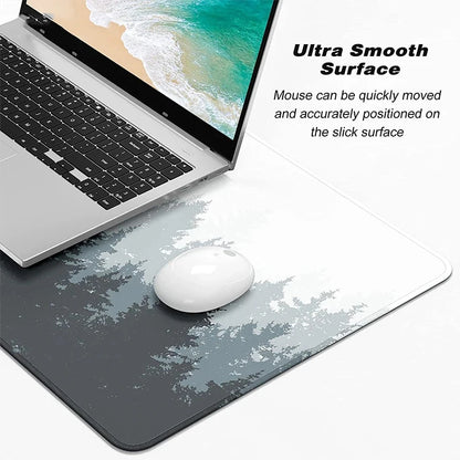 Mouse Pad XXL “Bosque” – Alfombrilla Gamer Antideslizante con Diseño Natural para Escritorio Completo