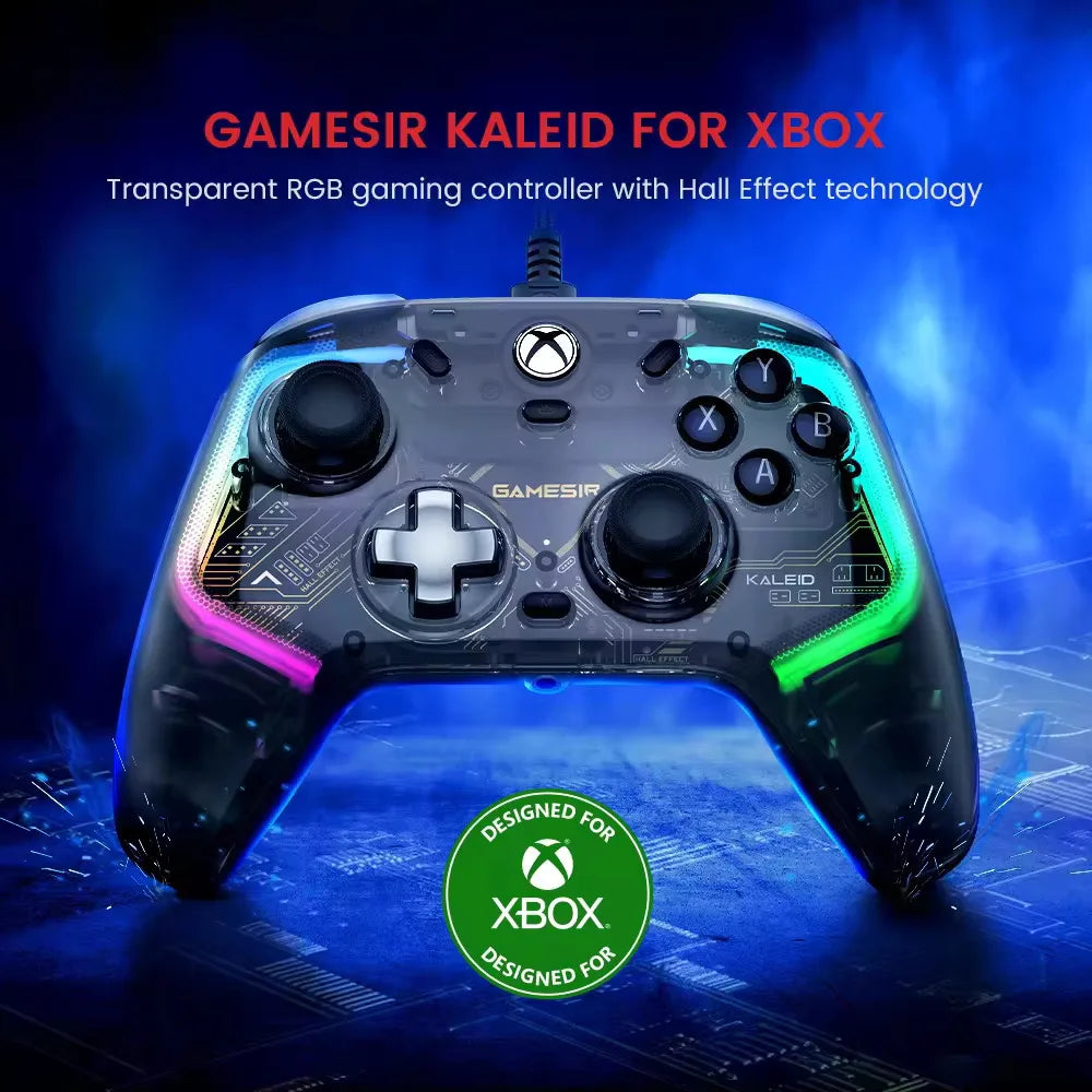 GameSir Kaleid Flux Xbox Gaming Controller | Wired Gamepad with Hall Effect for Xbox Series S, Xbox Series X, Xbox One PC Steam