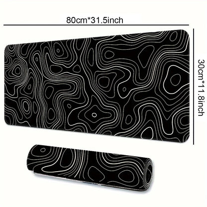 Mouse Pad Gamer XL – Base Antideslizante y Bordes Reforzados para Setups de Escritorio
