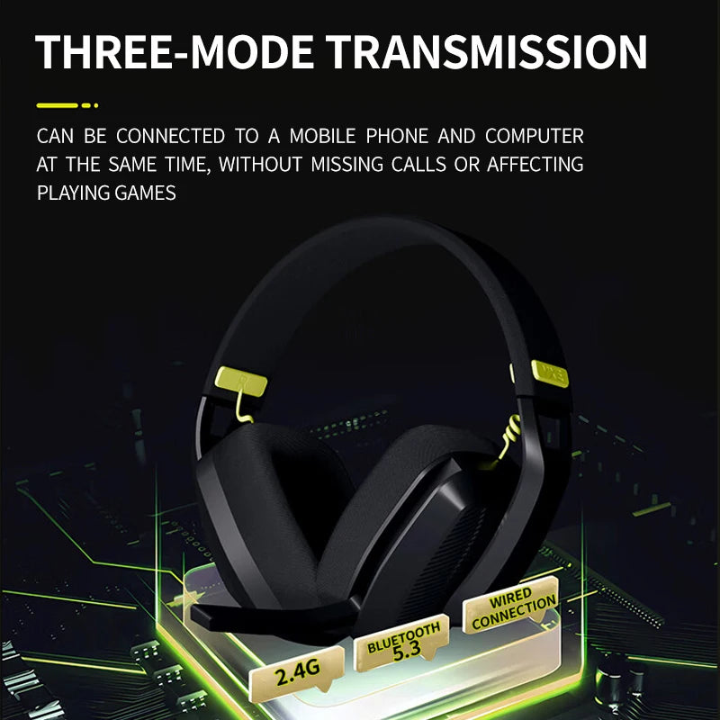 VGN Siren V1 Dual-Mode Gaming Headset | Wireless 2.4G + Bluetooth 5.3