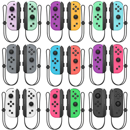 Controladores Joy Pad Multicolor Inalámbricos para Nintendo Switch | Vibración Doble y Compatible con Switch OLED