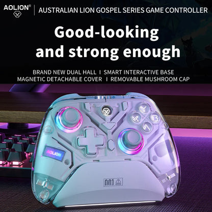 Aolion K10 RGB – Controlador Inalámbrico con Joystick Efecto Hall y Giroscopio | Compatible con Switch, PC y Teléfono