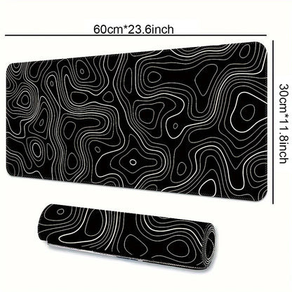 Mouse Pad Gamer XL – Base Antideslizante y Bordes Reforzados para Setups de Escritorio