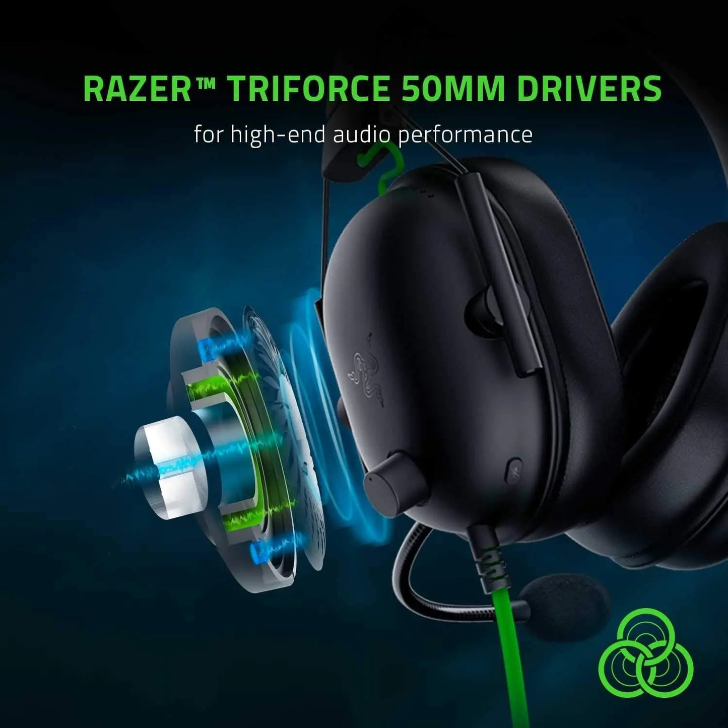 Razer BlackShark V2 X | Auriculares Gaming Pro con Sonido 7.1 y Micrófono Cardioide de Alta Precisión