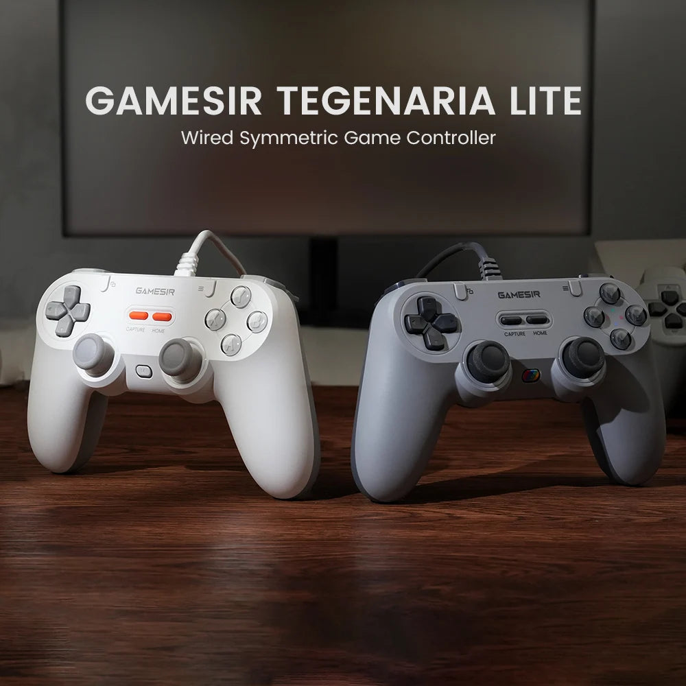 GameSir T3 Lite | Wired Gamepad Hall‑Effect – Botones traseros para PC/Switch