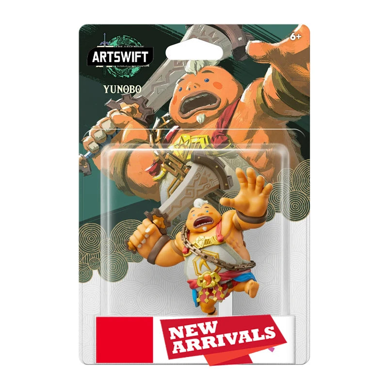 ARTSWIFT – Figuras Coleccionables Riju, Sidon, Yunobo y Tulin | Compatibles con Nintendo Switch (NFC)