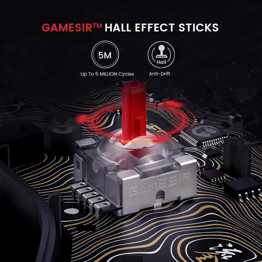 GameSir Kaleid Flux Xbox Gaming Controller | Wired Gamepad with Hall Effect for Xbox Series S, Xbox Series X, Xbox One PC Steam