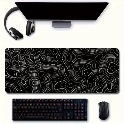 Mouse Pad Gamer XL – Base Antideslizante y Bordes Reforzados para Setups de Escritorio