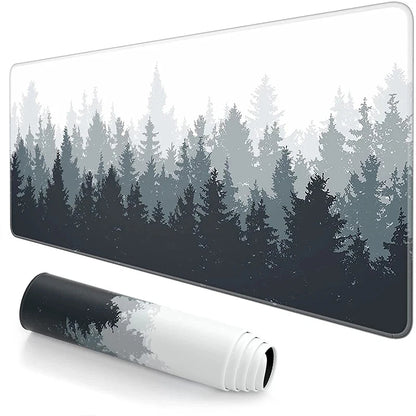 Mouse Pad XXL “Bosque” – Alfombrilla Gamer Antideslizante con Diseño Natural para Escritorio Completo